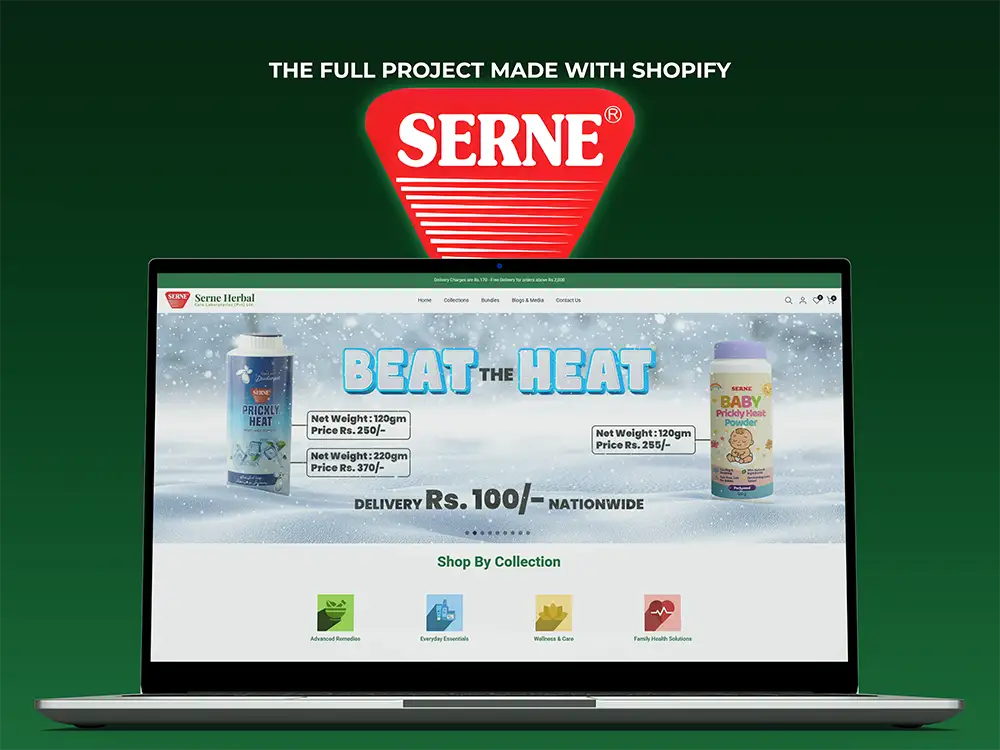 Serne Cosmetics showcase